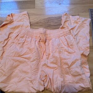 Worn once orange linen pants